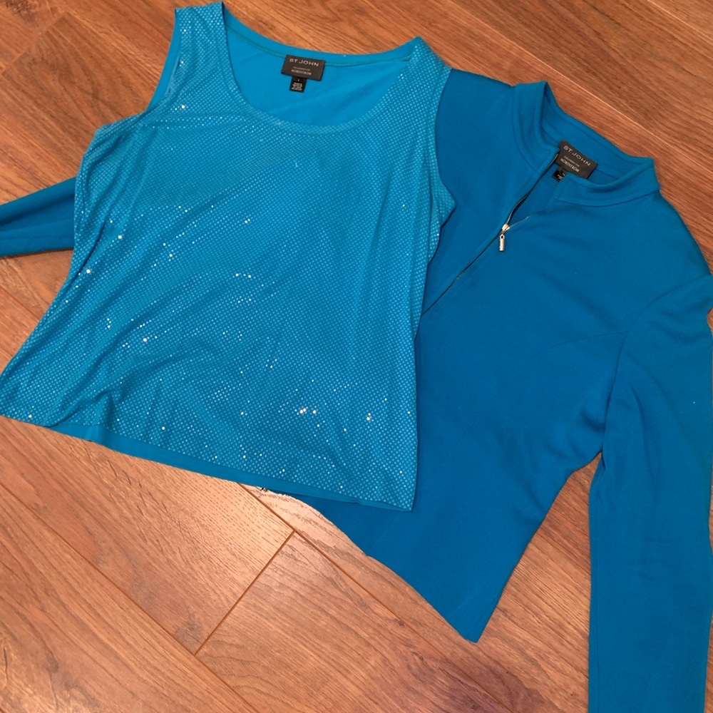 Royal blue St. John size 14